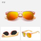 ZYOMY Men's Glasses Oval Bamboo Frame