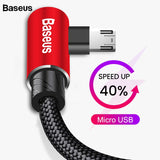 BASEUS 90 Degree Micro USB Fast Charging Cable
