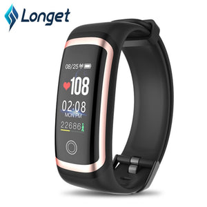 LONGET smart bracelet with Heart Rate Monitor, Fitness Watch color screen Fitness Tracker with Sleep Monitor for Men Women Kids
