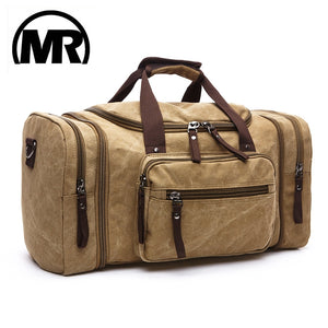 MARKROYAL Soft Canvas Men Travel Bags Carry On Luggage Bags Men Duffel Bag Travel Tote Weekend Bag High Capacity Dropshipping