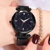 Luxury Women Watches 2019 Ladies Watch Starry Sky Magnetic Waterproof Female Wristwatch Luminous relogio feminino reloj mujer