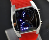 Fashion Men's Watch Unique LED Digital Watch Men Watch Electronic Sport Watches Men Rubber Band Clock montre homme reloj hombre