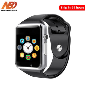 NO-BORDERS A1 WristWatch Bluetooth Smart Watch Sport Pedometer With SIM Camera Smartwatch for Android HUAWEI Apple Samsung watch