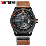 2018 Luxury Brand CURREN Men Military Sports Watches Men's Quartz Date Clock Man Casual Leather Wrist Watch Relogio Masculino