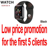 50%off 42mm Smart Watch Series 4 Clock Push Message Bluetooth Connectivity For Android phone IOS apple iPhone 6 7 8 X Smartwatch