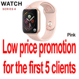 50%off 42mm Smart Watch Series 4 Clock Push Message Bluetooth Connectivity For Android phone IOS apple iPhone 6 7 8 X Smartwatch