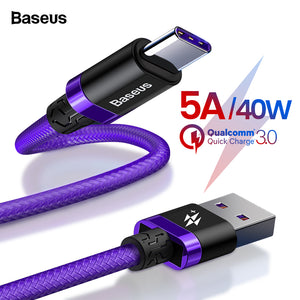BASEUS 5A 40W Type-C Quick Charging Cable