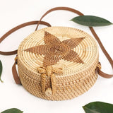 2019 Fashion Round Straw Bags Summer Style Women Handbags Bohemian Rattan Crossbody Bags Handmade Woven Beach Circular Bags