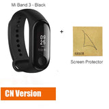 Original Xiaomi Mi Band 3 4 Global Version Smart Wristband Touch Screen Message Heart Rate Time Smartband Fitness Bracelet Watch