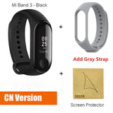Original Xiaomi Mi Band 3 4 Global Version Smart Wristband Touch Screen Message Heart Rate Time Smartband Fitness Bracelet Watch