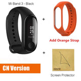 Original Xiaomi Mi Band 3 4 Global Version Smart Wristband Touch Screen Message Heart Rate Time Smartband Fitness Bracelet Watch