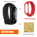 Original Xiaomi Mi Band 3 4 Global Version Smart Wristband Touch Screen Message Heart Rate Time Smartband Fitness Bracelet Watch