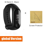 Original Xiaomi Mi Band 3 4 Global Version Smart Wristband Touch Screen Message Heart Rate Time Smartband Fitness Bracelet Watch