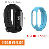 Original Xiaomi Mi Band 3 4 Global Version Smart Wristband Touch Screen Message Heart Rate Time Smartband Fitness Bracelet Watch