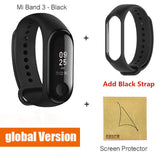 Original Xiaomi Mi Band 3 4 Global Version Smart Wristband Touch Screen Message Heart Rate Time Smartband Fitness Bracelet Watch