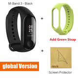 Original Xiaomi Mi Band 3 4 Global Version Smart Wristband Touch Screen Message Heart Rate Time Smartband Fitness Bracelet Watch