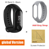 Original Xiaomi Mi Band 3 4 Global Version Smart Wristband Touch Screen Message Heart Rate Time Smartband Fitness Bracelet Watch