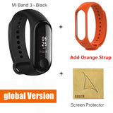 Original Xiaomi Mi Band 3 4 Global Version Smart Wristband Touch Screen Message Heart Rate Time Smartband Fitness Bracelet Watch