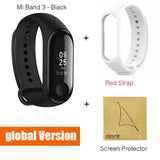 Original Xiaomi Mi Band 3 4 Global Version Smart Wristband Touch Screen Message Heart Rate Time Smartband Fitness Bracelet Watch