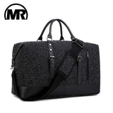 MARKROYAL 2019 Fashion Travel Bag Oxford Unisex Travel Bag Carry On Luggage Duffle Tote Bags Weekender Overnight Black&Gray