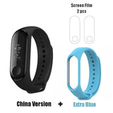 Xiaomi Mi Band 3 4 Global version Smart Wristband Fitness Bracelet watch Big Touch Screen Message Heart Rate Time Smartband