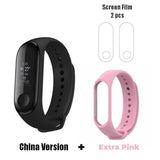 Xiaomi Mi Band 3 4 Global version Smart Wristband Fitness Bracelet watch Big Touch Screen Message Heart Rate Time Smartband
